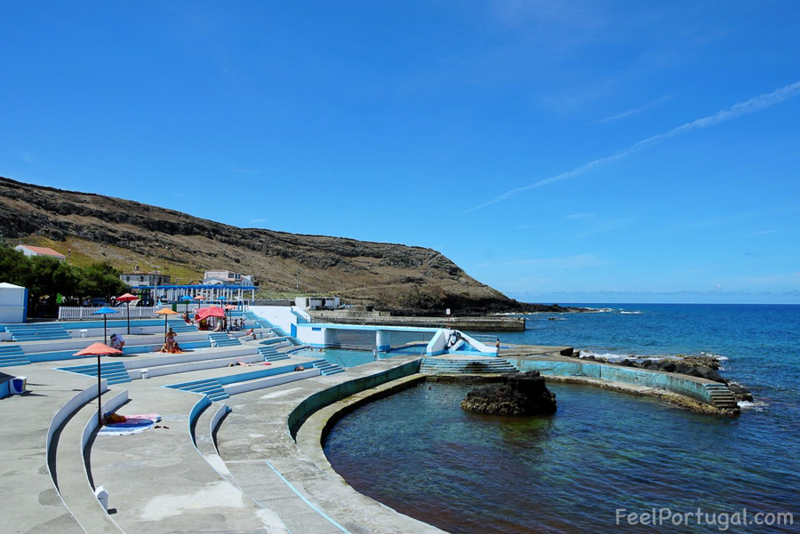 Sunbathing area in Anjos, Santa Maira Island, Azores. (Photo: Diane Fontes/FeelPortugal.com)