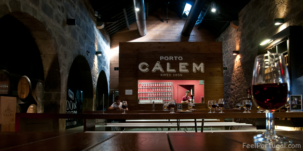 Calem wine cellar in Vila Nova de Gaia