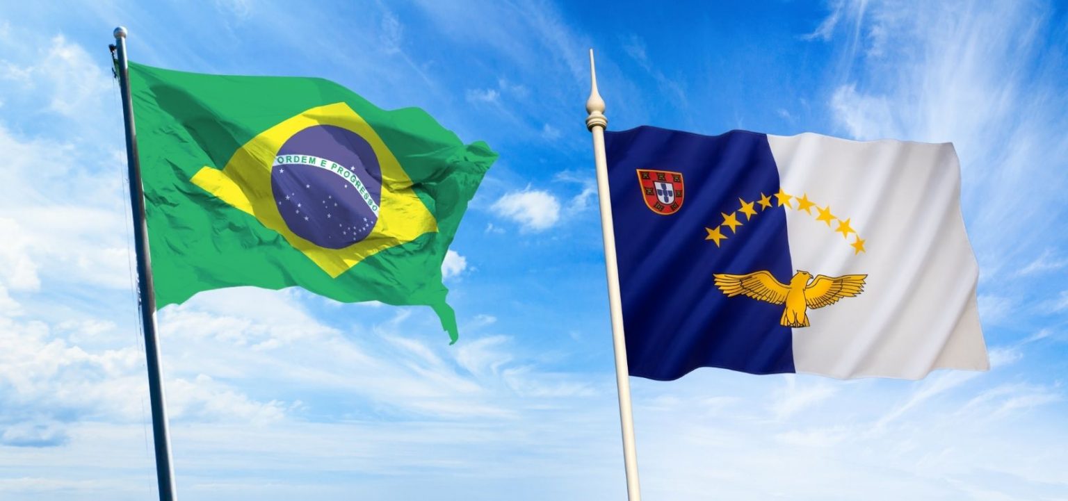 Brazil - Azores Flags